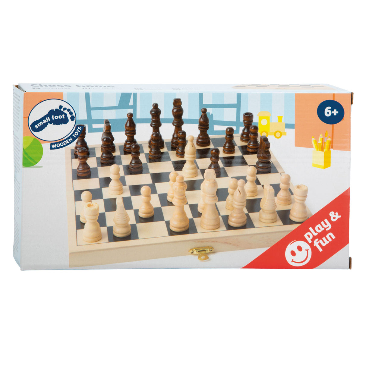 Small foot - houten schaakspel