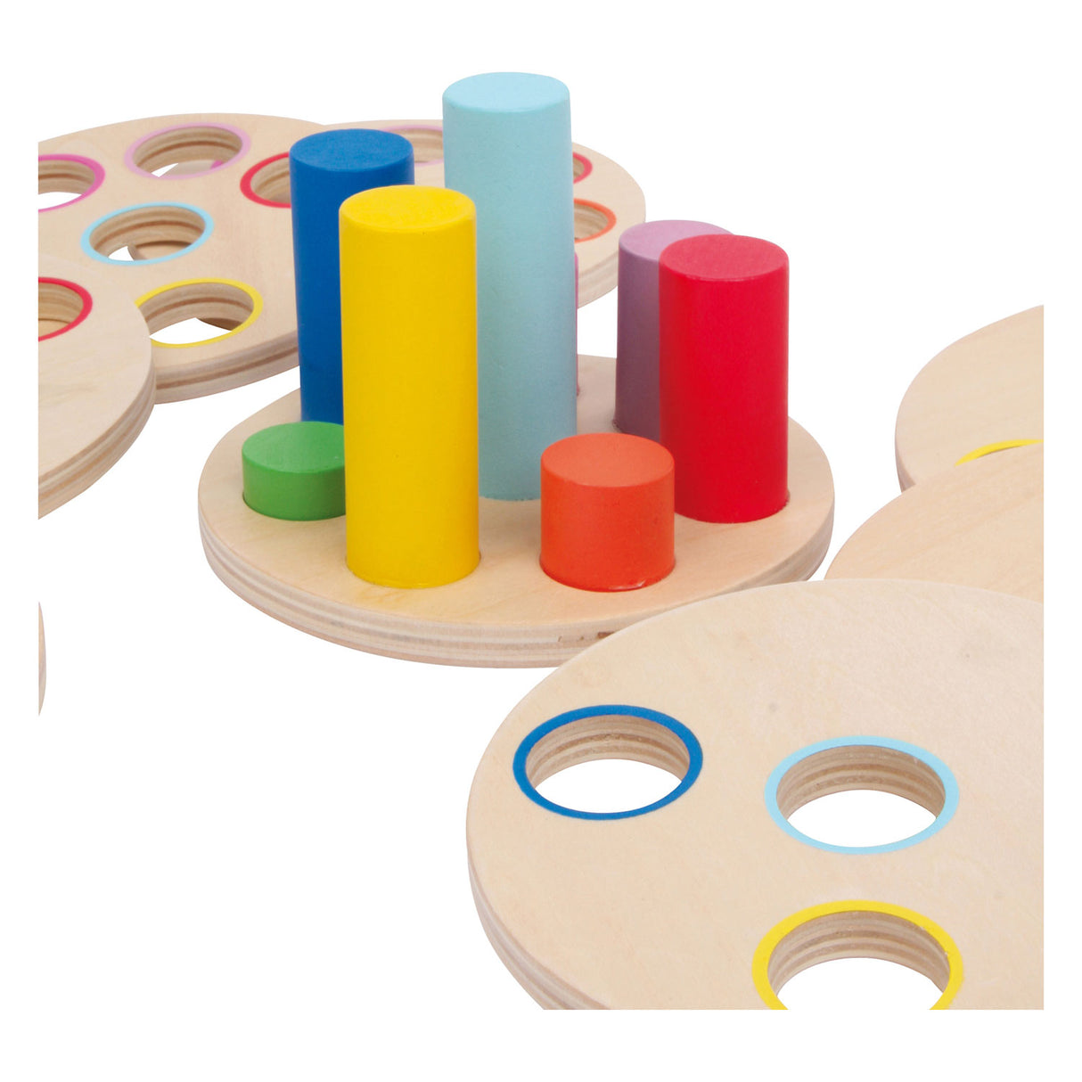 Small foot - houten stapelspel logisteck educatief, 9dlg.