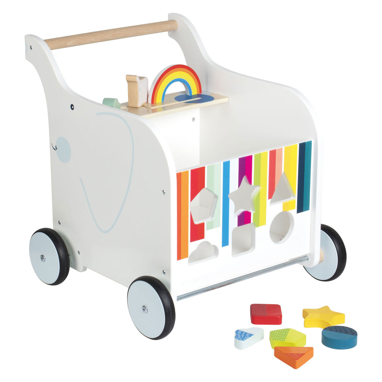Small foot - baby walker speelgoedkist olifant