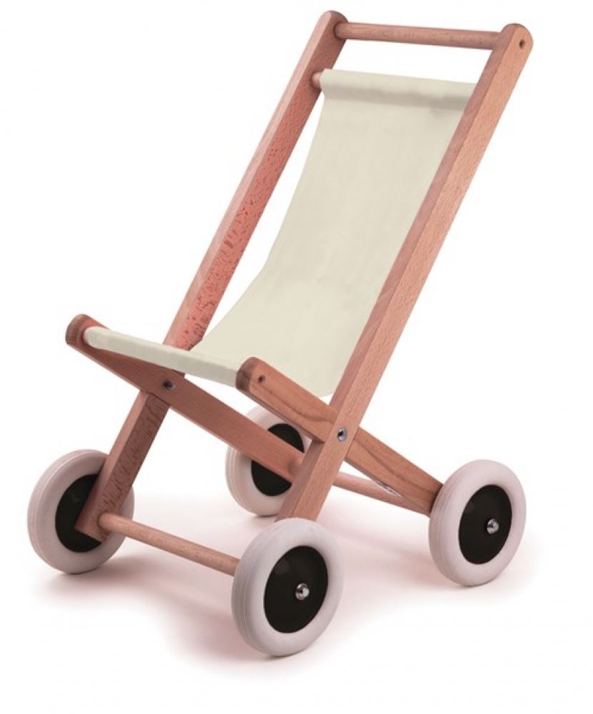Egmont houten buggy met natuurdoek. 40x5
