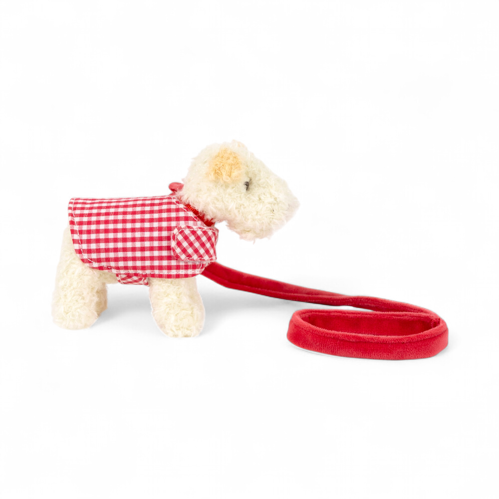 Egmont knuffel eliot met riem jas mandje