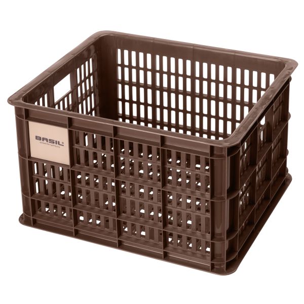 Basil fietskrat M - medium - 29.5 liter - bruin