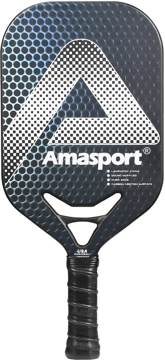 Ama sport pickleball paddle jp80-1 zilver – carbon paddle – power control –