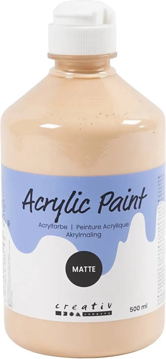 A-color acrylverf, 500 ml, lichtbeige