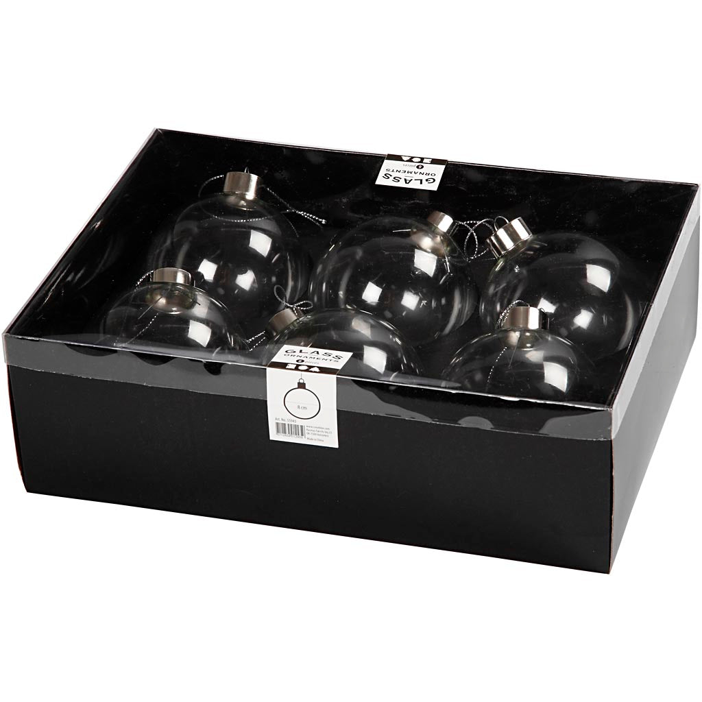 Https: www.cchobby.nl glazen-ornamenten-h-8-9-cm-d-7-9-cm-transparant-6-stuk-1-doos