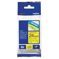 Labeltape brother tze651 24mmx8m zwart geel
