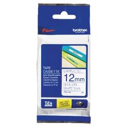 Labeltape brother tze233 12mmx8m blauw wit