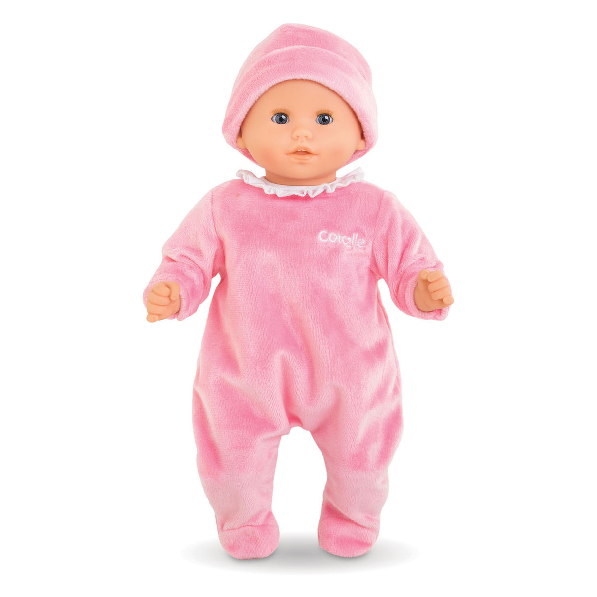 Corolle mon premier poupon pyjama met muts roze babypop 30 cm