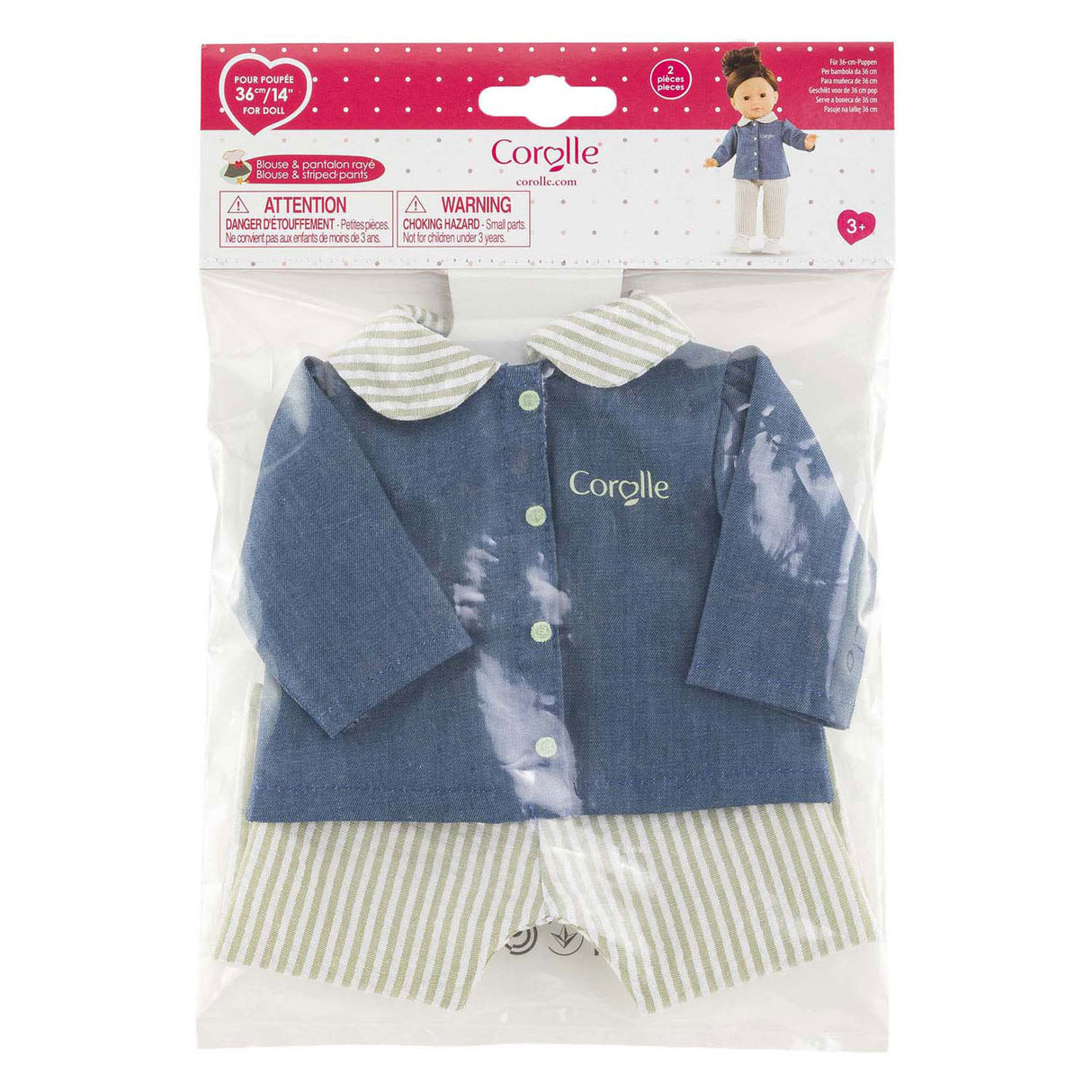 Corolle ma poppenblouse en broek - 36cm