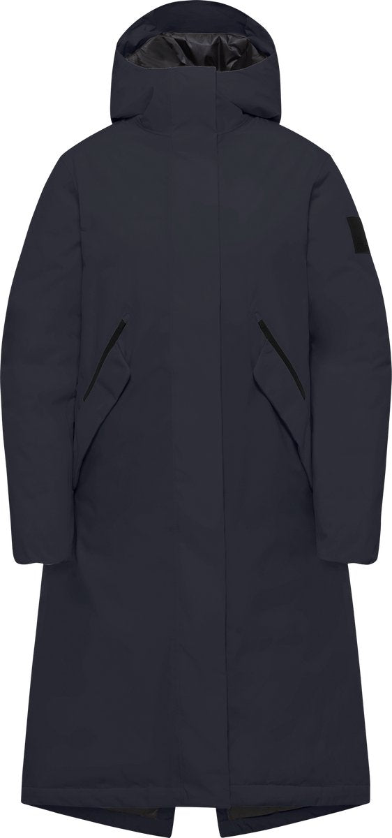Jack wolfskin brandenburger coat w rds dames outdoorjas - dark navy