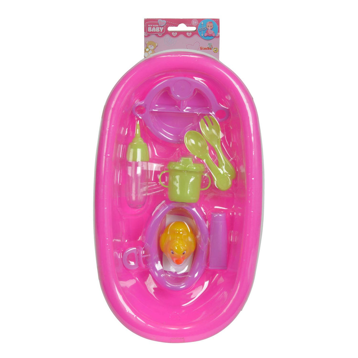 Simba poppenbadje met accessoires badspeelgoed voor kinderen - inclusief badeendje.