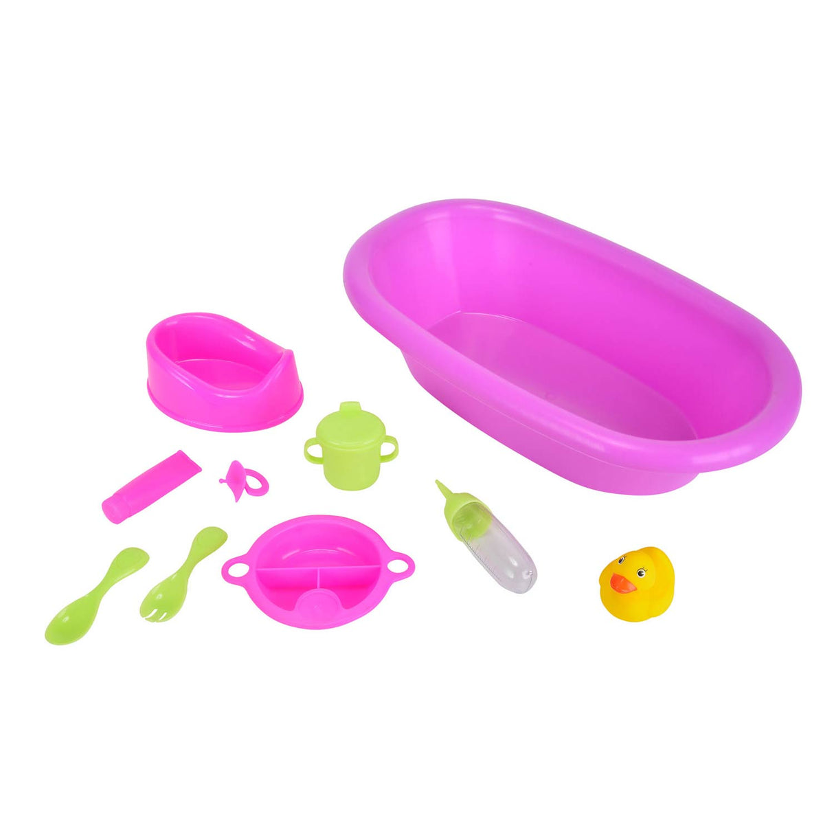 Simba poppenbadje met accessoires badspeelgoed voor kinderen - inclusief badeendje.