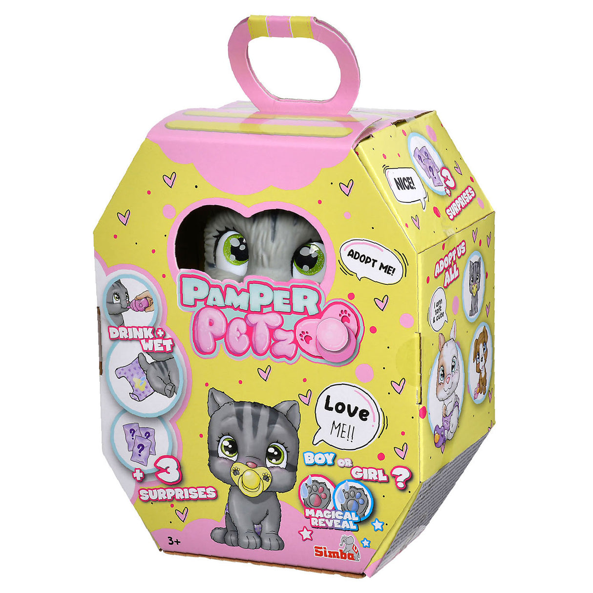 Simba pamper petz kat speelfiguur
