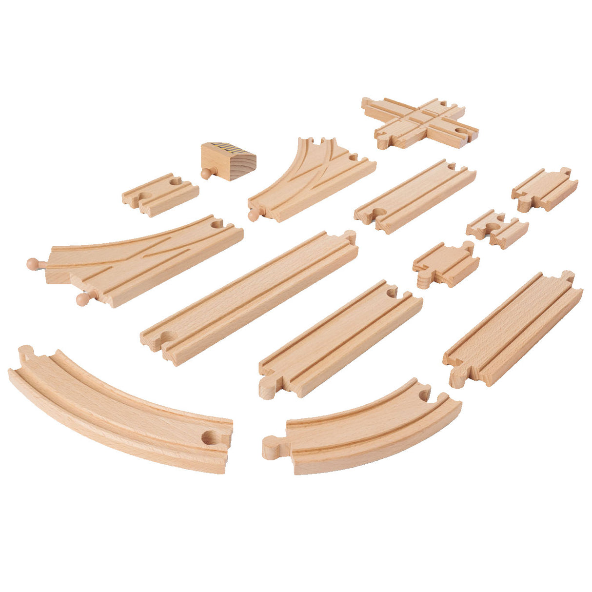 Eichhorn treinrails sporen speelset groot, 44dlg.