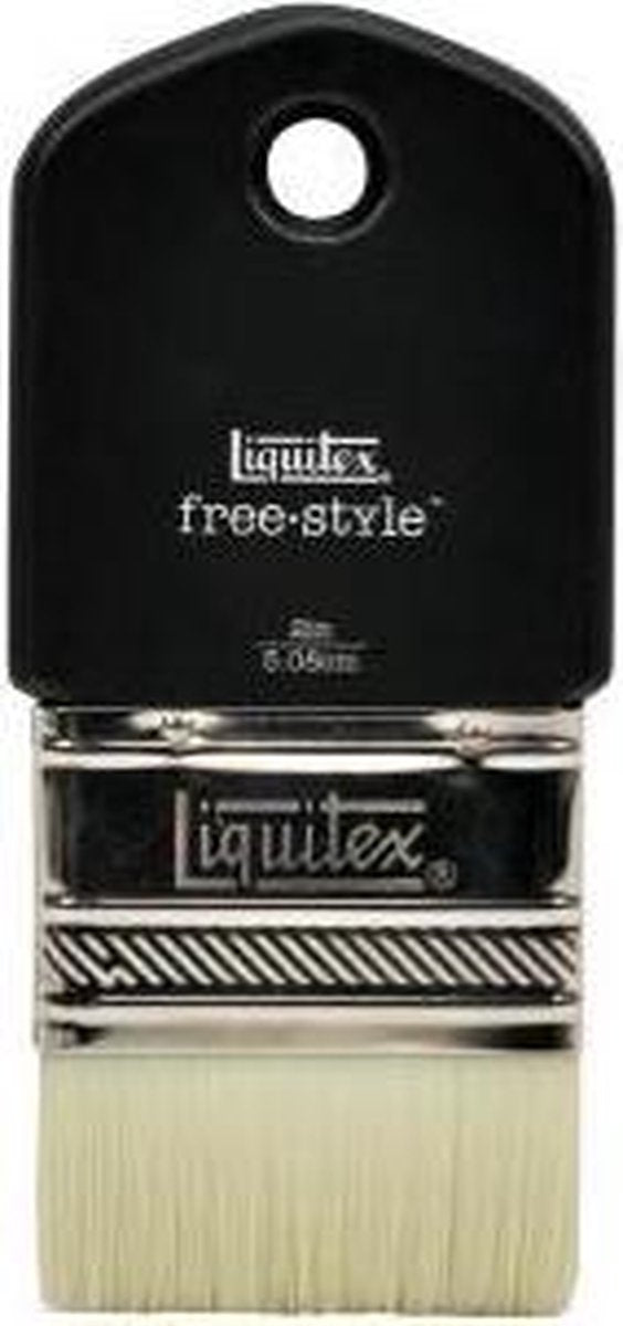 Liquitex 1301002 free style platte penseel – kort handvat, 50 mm, voor muur- en acrylschildering - large scale paddle 2