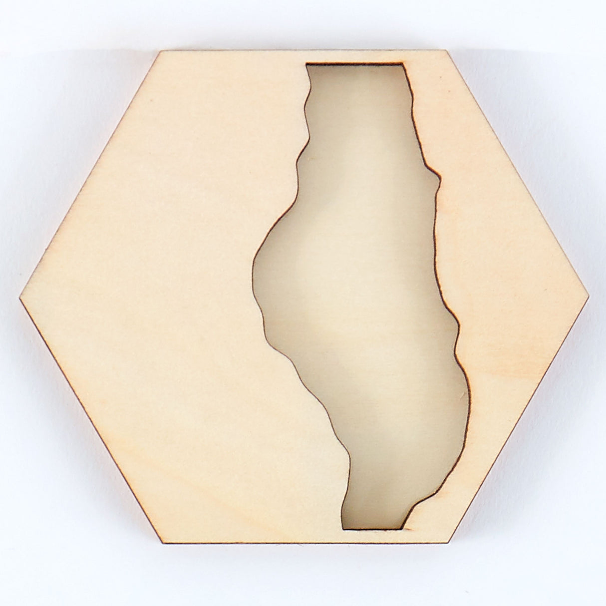 Mod podge • houten gietmallen voor epoxy onderzetters 5stuks