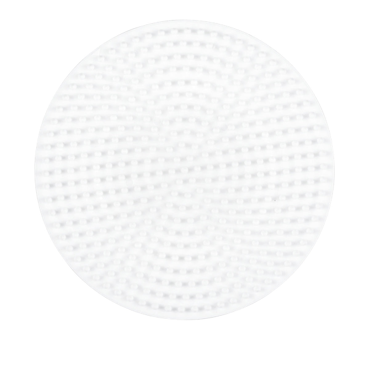 Hama strijkkralen grondplaat rond medium wit | 5 stuks