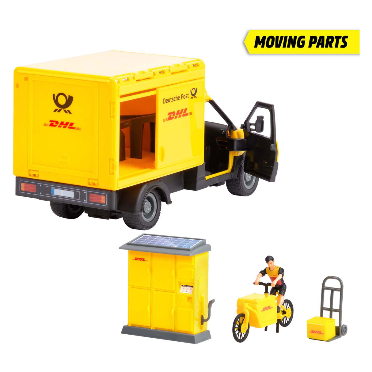 Dickie dhl pakketvoertuigset
