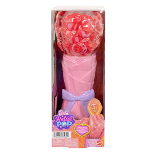 Barbie reveal flower surprise red rose