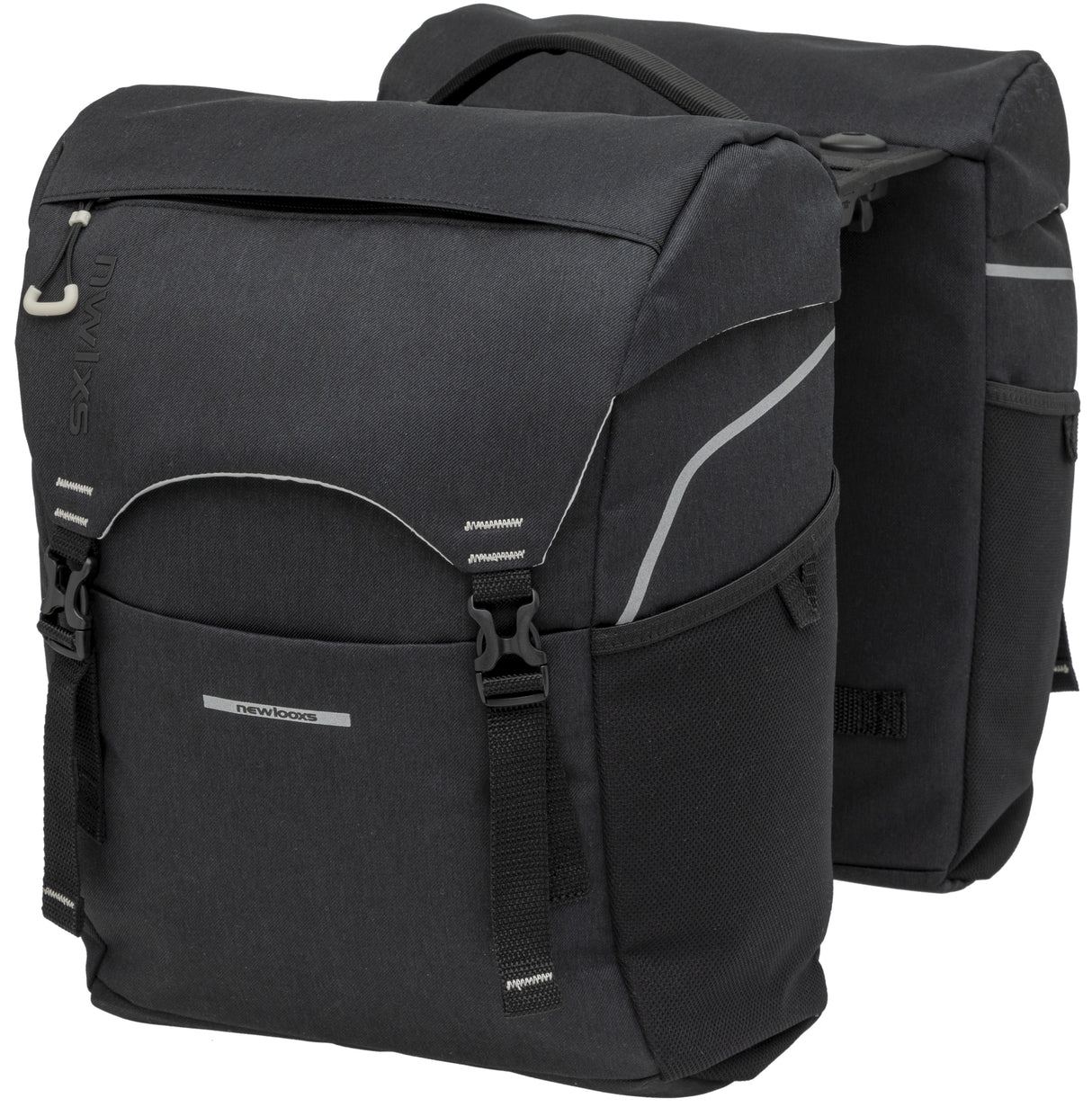 Sportieve dubbele fietstas - R K Sports Double Racktime - Heren - Fiets - Zwart