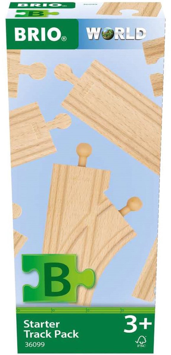 Brio beginnersset rails - 12st