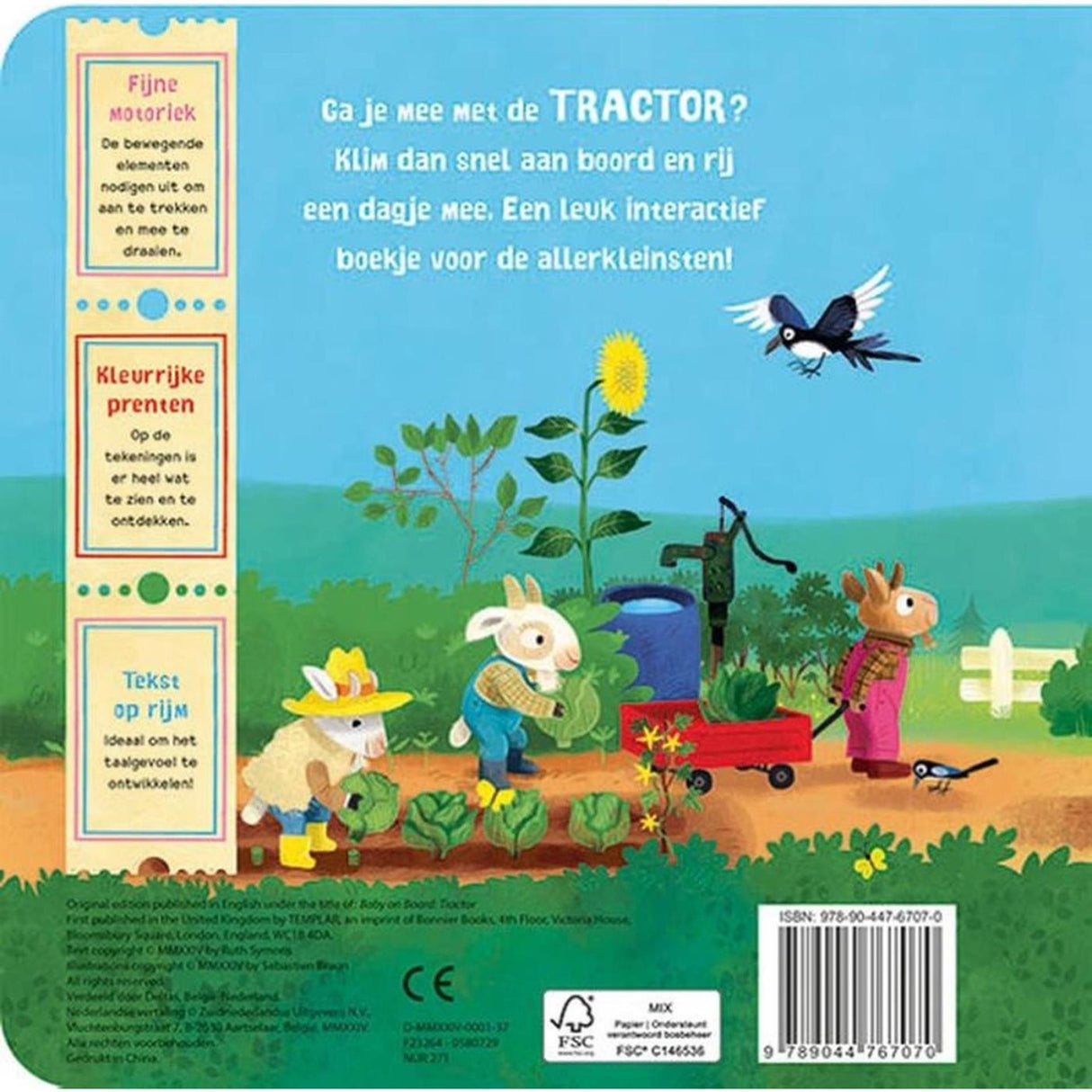 Deltas ga je mee? met de tractor kartonboek