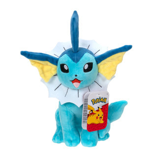 Jazwares pokémon knuffel pluche vaporeon, 20cm
