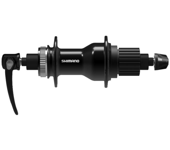 Shimano achternaaf 12 speed fh-qc500-ms-b micro spline - cl - 32 gaats - 135 mm inbouw - zwart