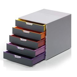 Ladenblok durable 760527 stapelbaar a4,c4, folio grijs