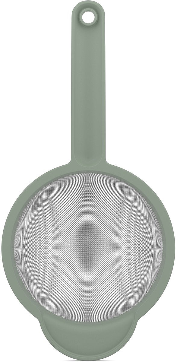 Mepal zeef chef it - 16.7 cm - met handig ophangoog - past in beslagkommen - hittebestendig tot 110°c - vaatwasmachinebestendig - bakspullen - nordic sage