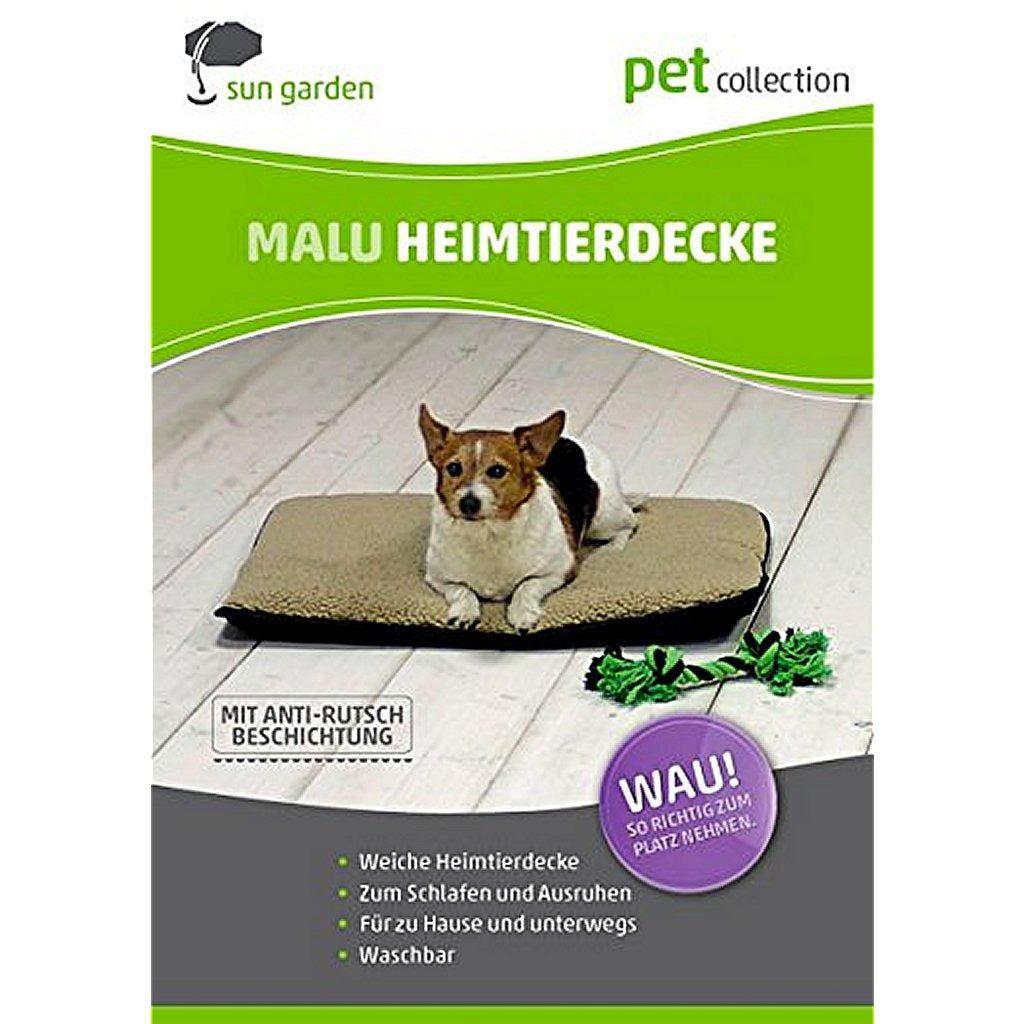 Sun garden malu hondenkleed 120x80x5cm grijs