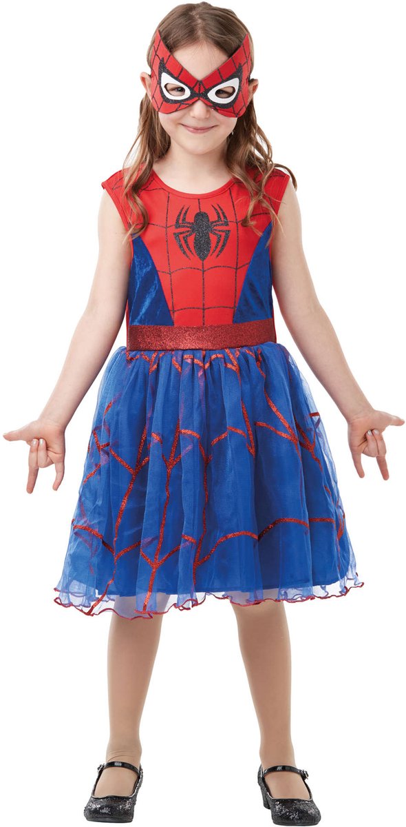 Rubies - spider girl deluxe kostuum (3-4 jaar)