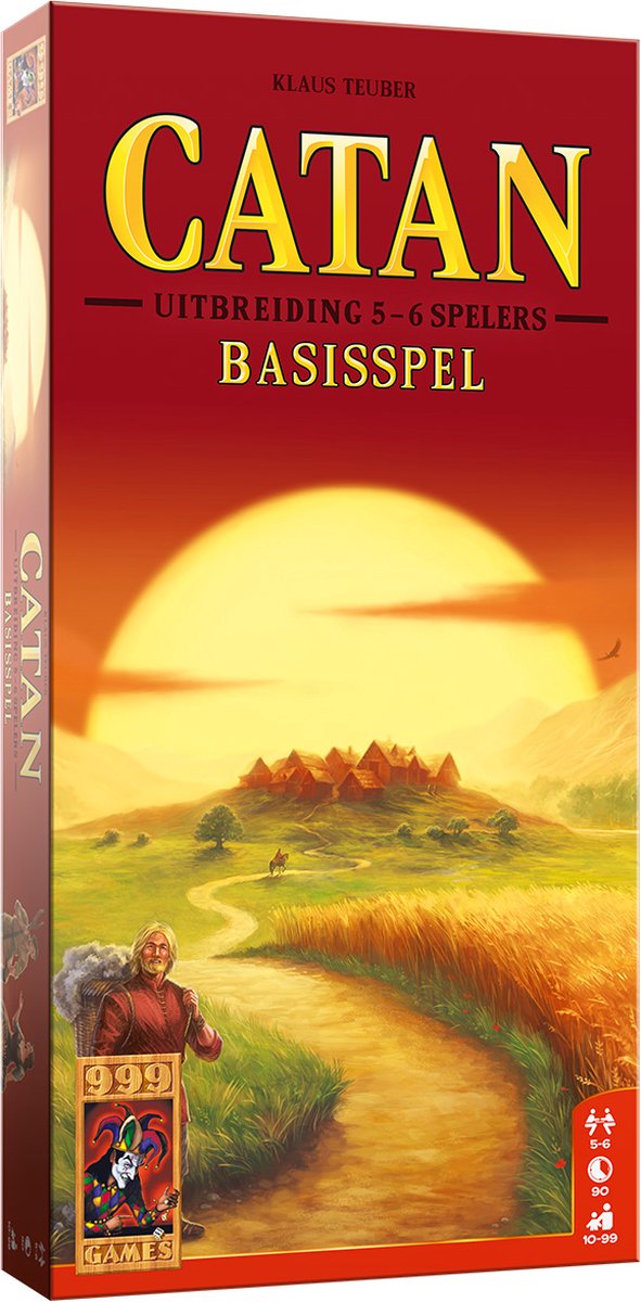 999games 999 games catan - uitbreiding basisspel, 5-6 spelers bordspel