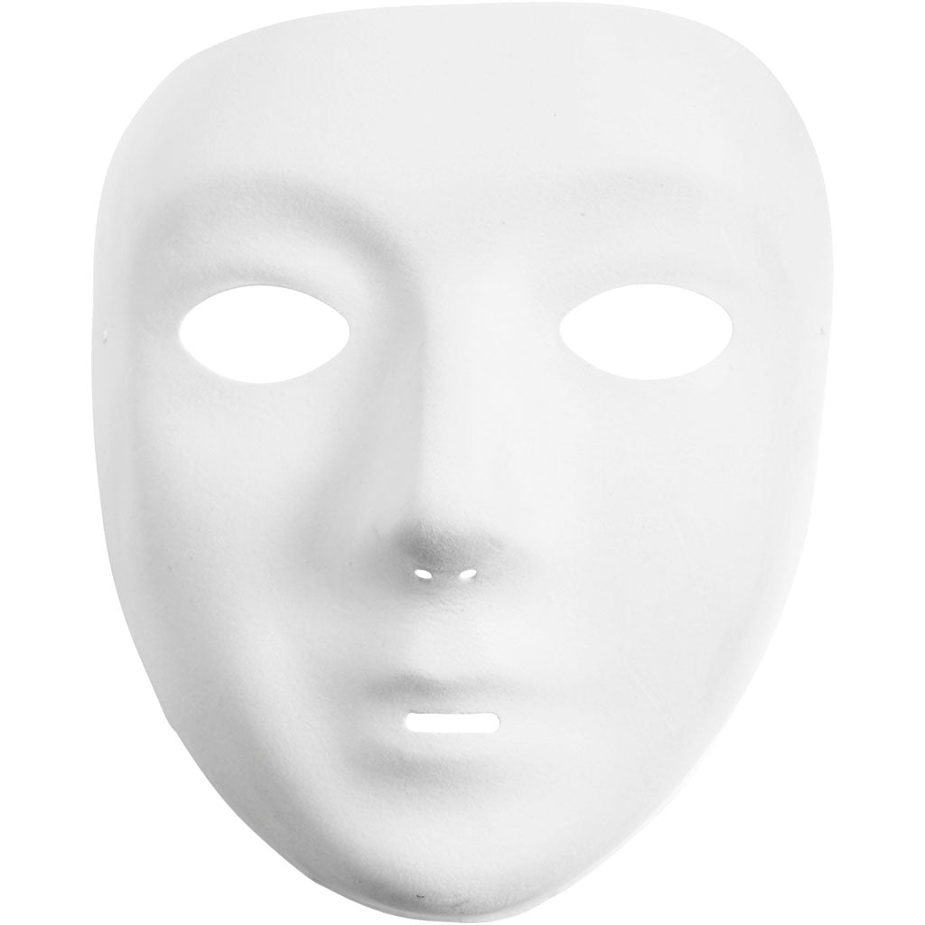 Http: www.cchobby.nl masker-h-17-5-cm-b-14-cm-wit-12-stuk-1-doos