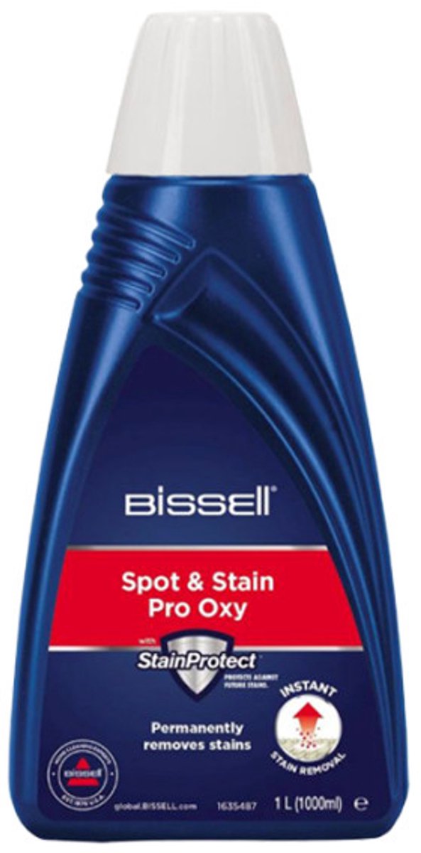 Bissell spot stain pro oxy 1l - tapijt bekledings reiniger voor hardnekkige vlekken - carpet cleaner formula voor spotclean - oxy reinigingsmiddel - 20383