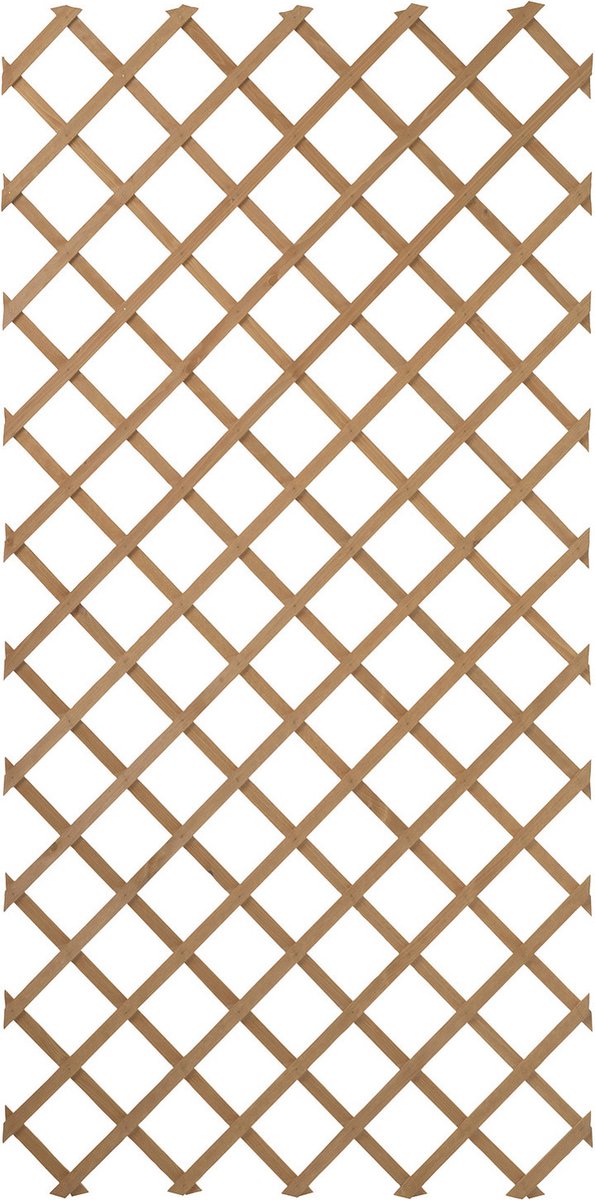 Nature - houten klimrek (bruin) - 1 x 2m - fsc