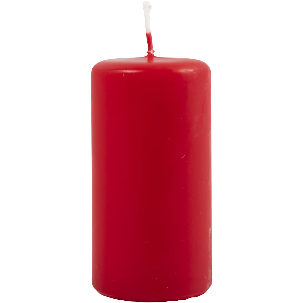 Creativ company https: www.cchobby.nl kaarsen-h-100-mm-d-50-mm-rood-6-stuk-1-doos