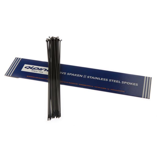 Alpina Spaken 14G (2,00mm) 270mm RVS Zwart (P36)