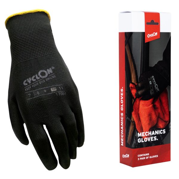 Cyclon montagehandschoenen m10 - geel (3 paar)