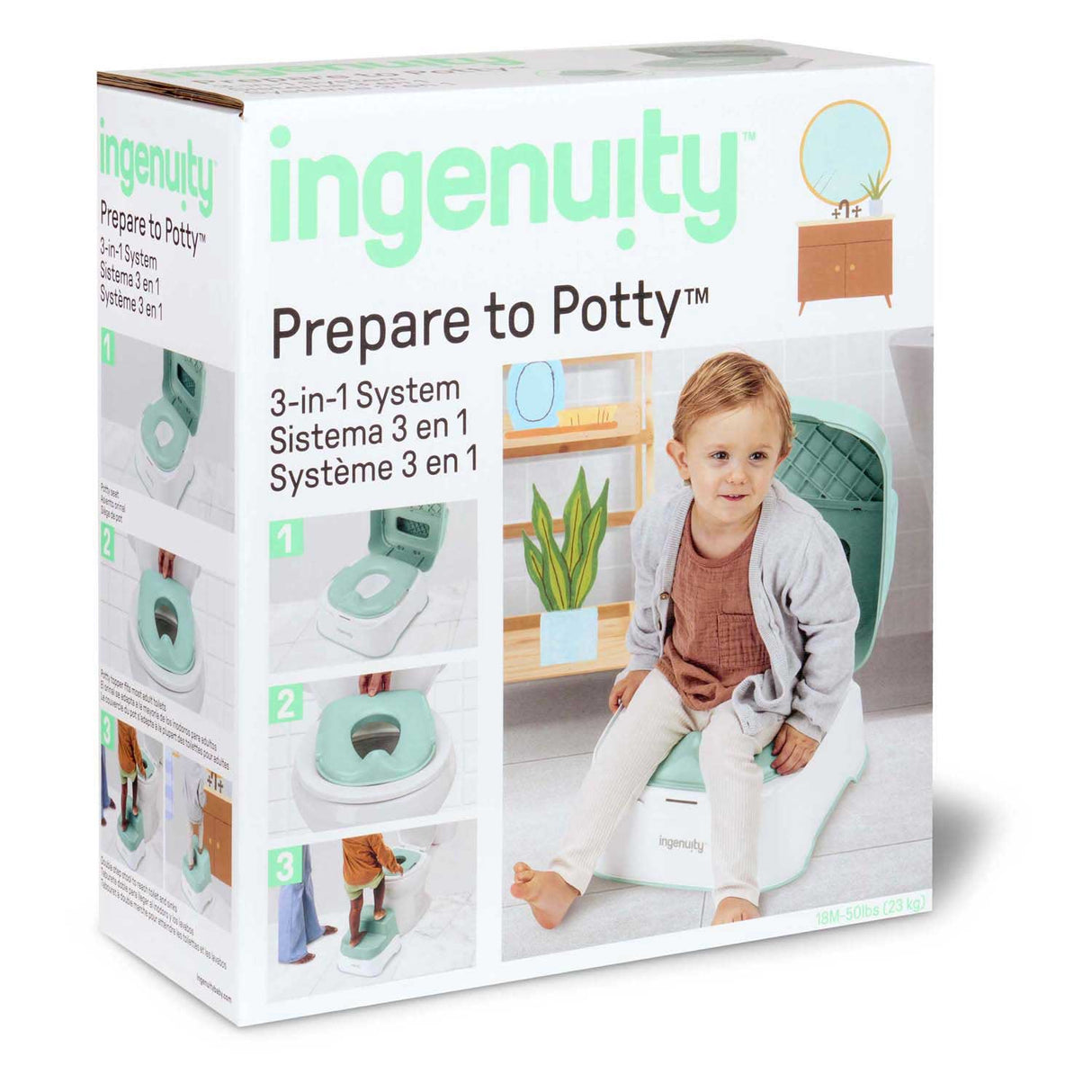 Abi zindelijk worden 3-in-1 systeem
