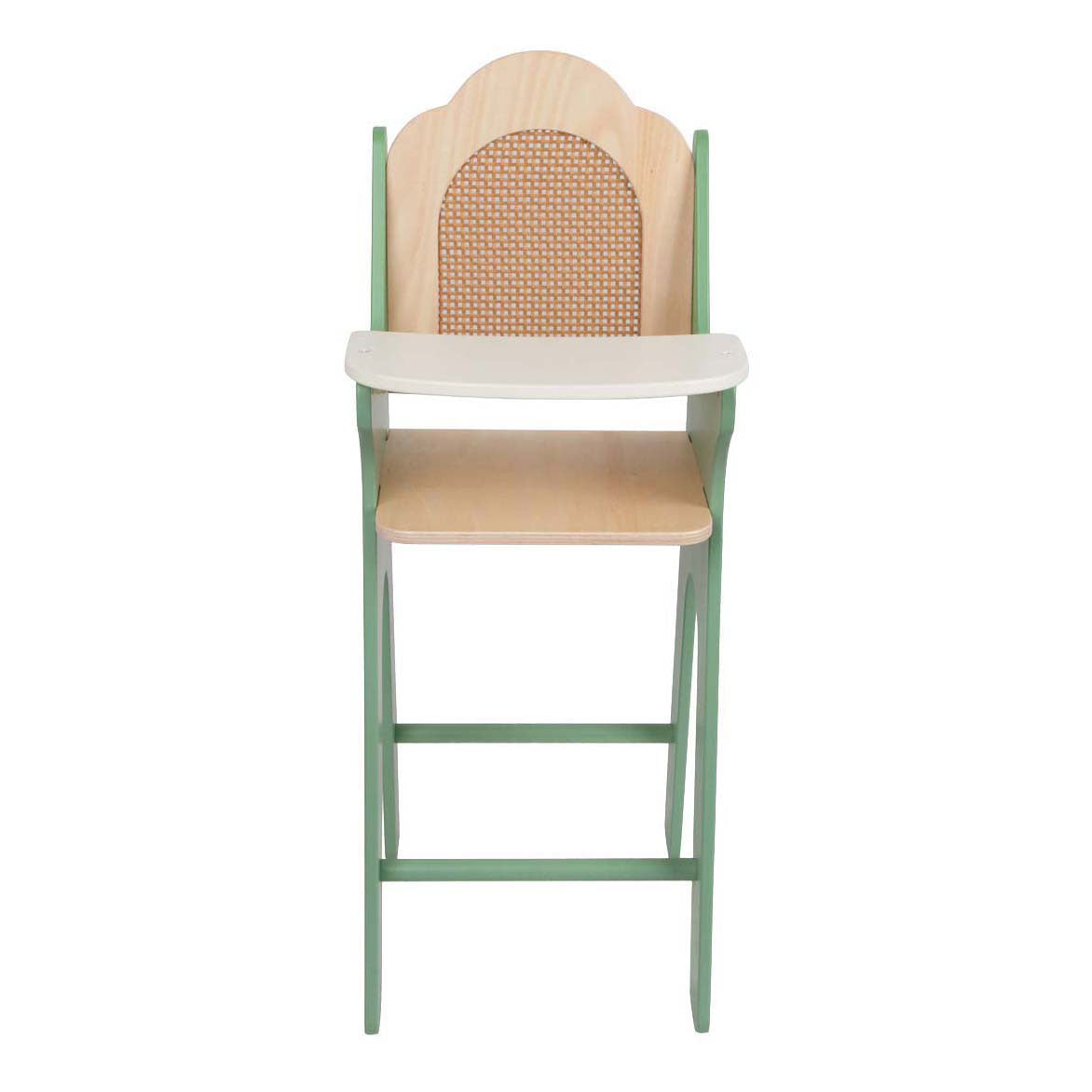 Classic world vintage houten babystoel