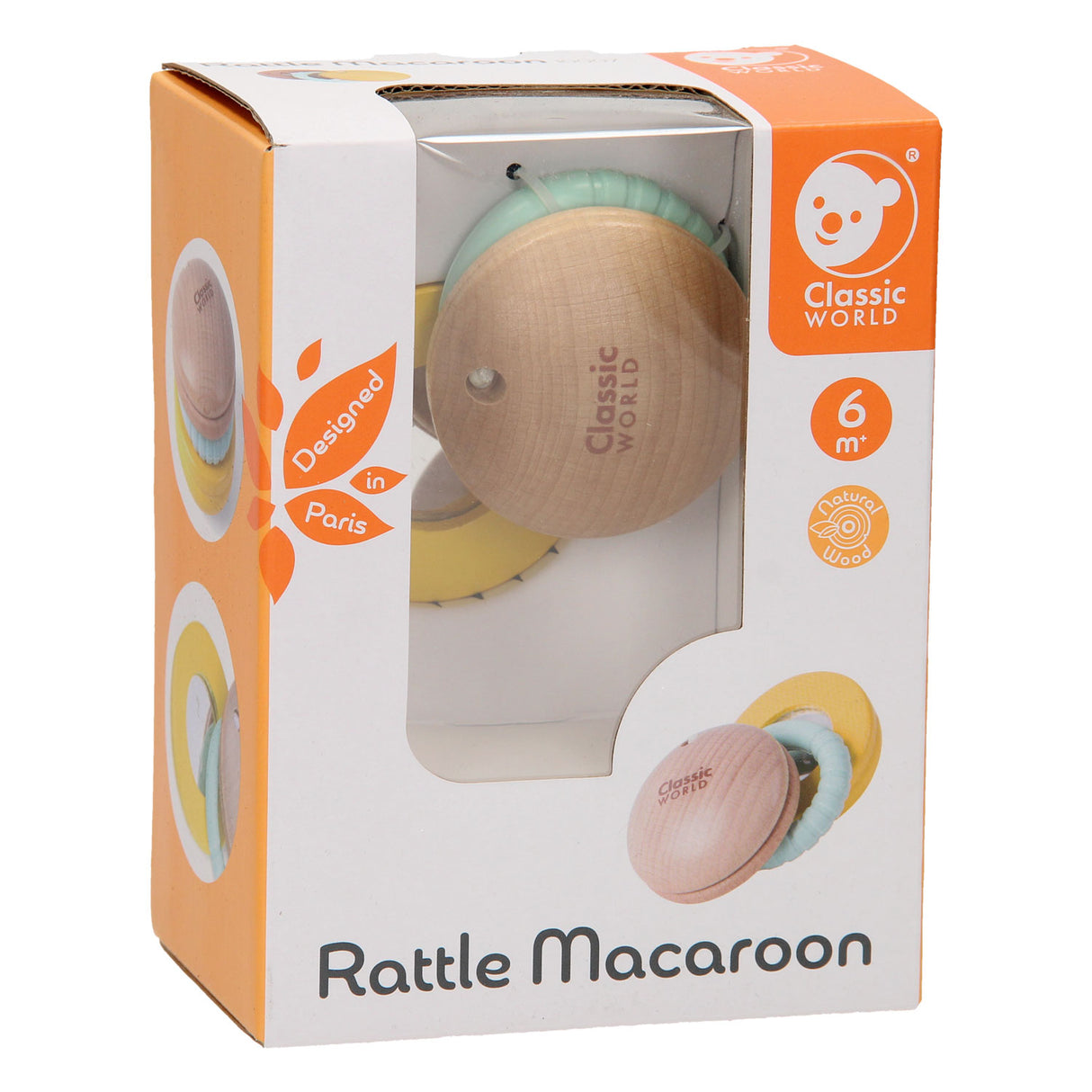 Lobbes speelgoed bv classic world rammelaar macaron