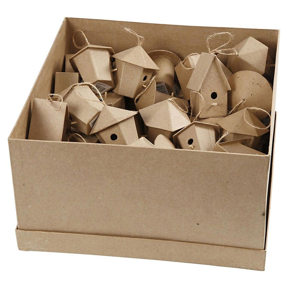 Creativ company http: www.cchobby.nl mini-vogelhuisjes-h-7-cm-6x10-stuk-1-doos