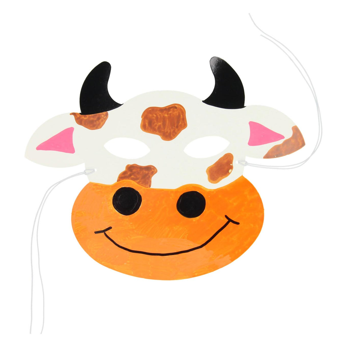 Creativ company http: www.cchobby.nl dierenmaskers-h-13-24-cm-b-20-28-cm-230-gr-wit-16-stuk-1-doos