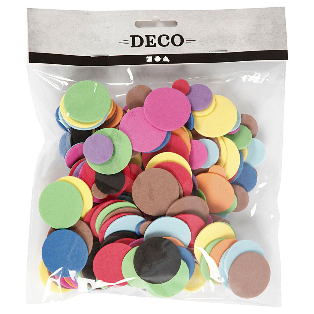Creativ company http: www.cchobby.nl eva-foam-cirkels-d-12-20-32-mm-diverse-kleuren-300-div-1-doos