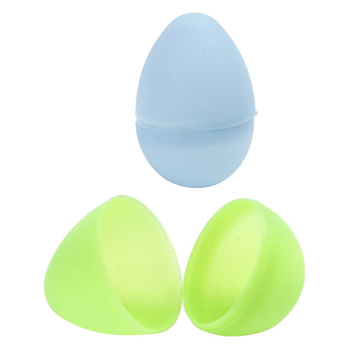 Creativ company plastic eieren gekleurd, 24st. 4,5cm