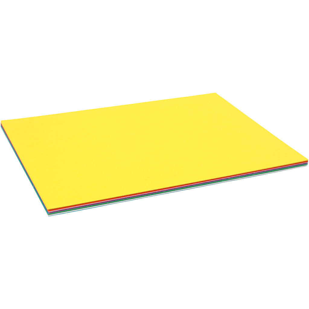 Colortime verschillende kleuren karton 180 grams - a4 karton - hobbykarton - stevig papier - knutselpapier knutselkarton - lente kleuren - 21x29,7 cm - a4 - 30 vellen