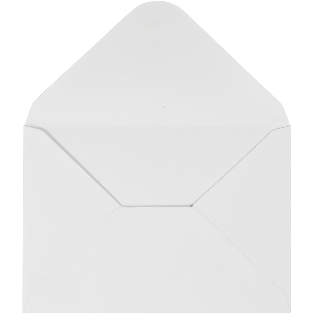 Creativ company envelop wit 110gr, 10st.
