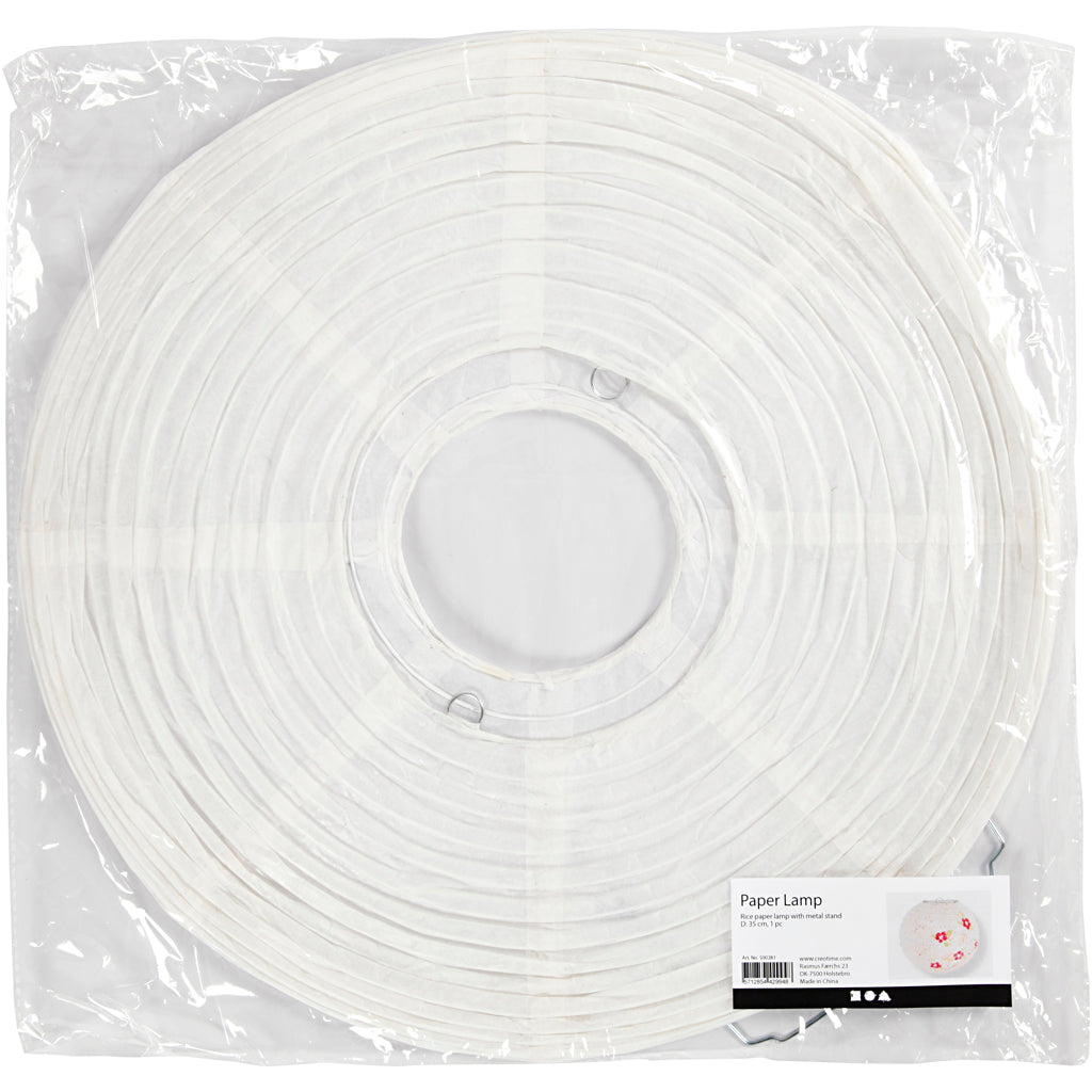 Creativ company rijstpapier lamp wit, 35cm