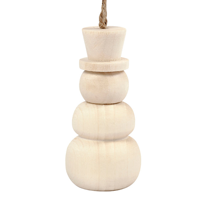 Creativ company houten hanger sneeuwpop